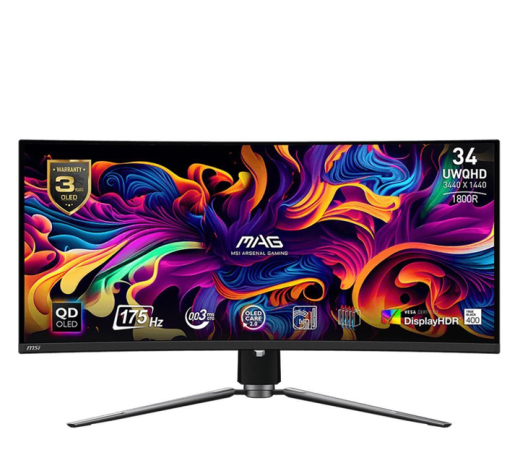 Монітор MSI MAG 341CQP QD-OLED - 1