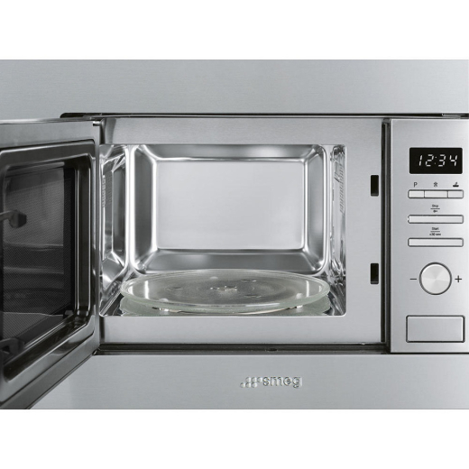 Мікрохвильова піч вбудована Smeg FMI017X - 2