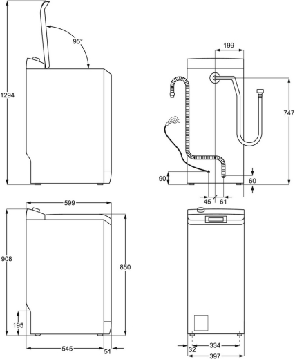Пральна машина ELECTROLUX EW8T3372U - 5