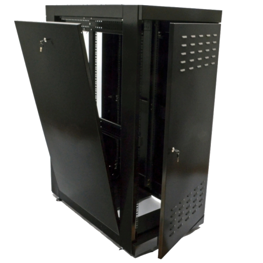 Шкаф усиленный черный 19" 33U 610х865 - 2