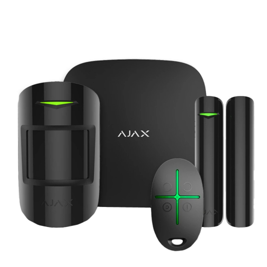 Комплект охранной сигнализации Ajax StarterKit 2 (8EU) black - 1