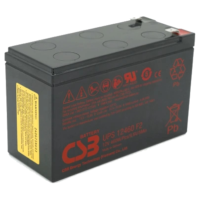 Свинцево-кислотна акумуляторна батарея CSB UPS12460F2 9А•ч 12В - 1