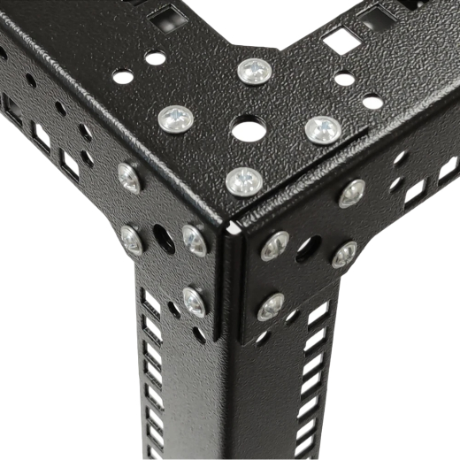Стойка кронштейн Cube 19" 9U CMS (UA-OFLC955W2.0-BK) - 3