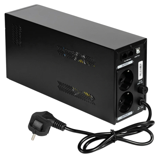 Источник бесперебойного питания Kraft KRF-1200VA/720W(LED) LiFePO4 UPS - 3