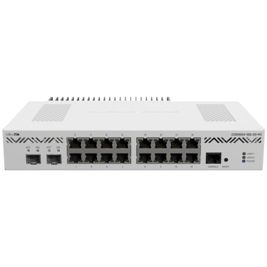 Маршрутизатор MikroTik CCR2004-16G-2S+PC - 1