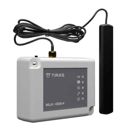 Модуль цифрового GSM-автодозвону Тірас Tiras МЦА-GSM.4 - 1