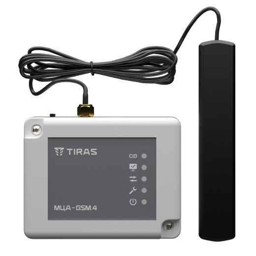 Модуль цифрового GSM-автодозвону Тірас Tiras МЦА-GSM.4 - 2