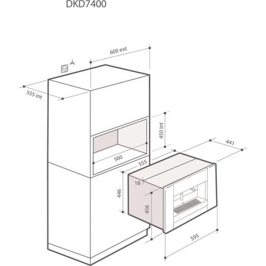 Кавомашина автоматична De Dietrich DKD4820B - 2