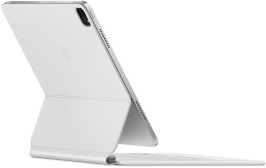 Обложка-клавіатура Apple Magic Keyboard для iPad Pro 12.9 (5th gen) German White (MJQL3D/A) - 3