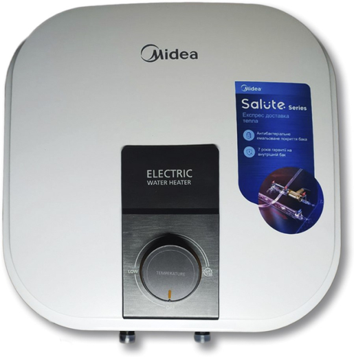 Водонагрівач (бойлер) електричний накопичувальний Midea D100-20ED2(W) - 3