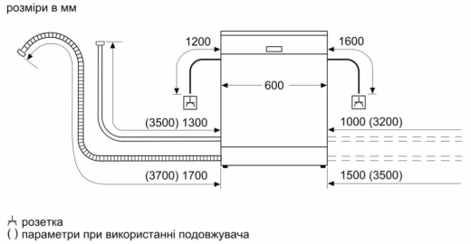Посудомийна машина Bosch SMS26DI00T - 7