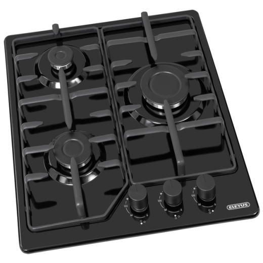 Газовая варочная поверхность Eleyus MAGENTA 45 BL EF - 3