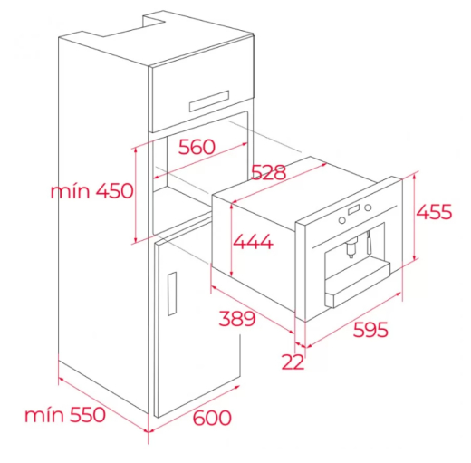 Встраиваемая микроволновая печь Teka MLC 84 (111160027) - 5