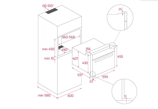 Встраиваемая микроволновая печь с грилем Teka Maestro MLC 844 (40584403) - 2