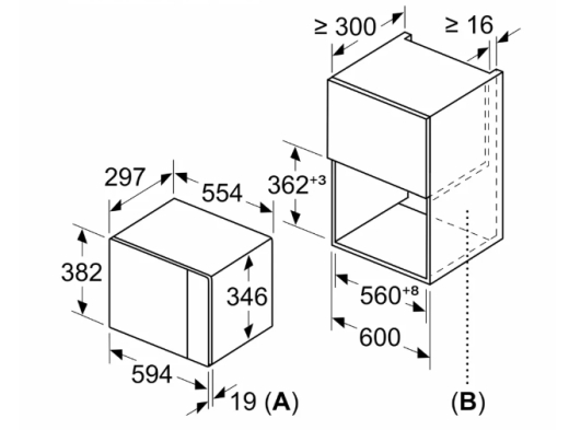 Вбудована мікрохвильова піч Balay 3CG4172X2 - 5
