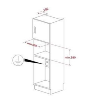 Встраиваемая микроволновая печь с грилем Teka ML 8210 BIS BK (112060008) - 4