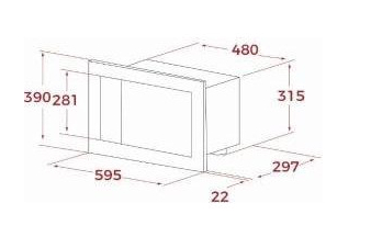 Встраиваемая микроволновая печь с грилем Teka ML 8210 BIS ST (112060003) - 4