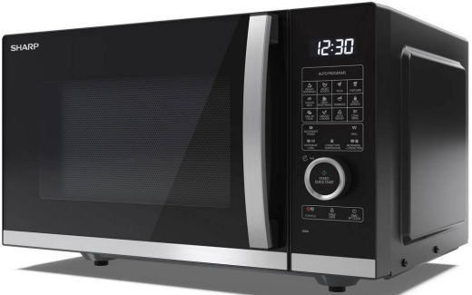 Мікрохвильова піч Sharp YC-QC254AE-B - 3