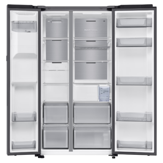 Холодильник з морозильною камерою Samsung RS80F65K2TUA - 2