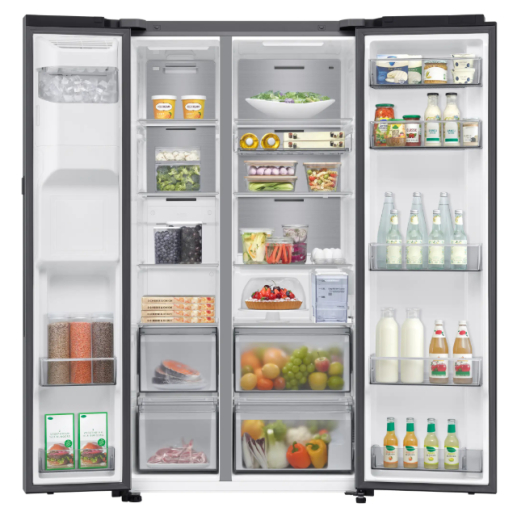 Холодильник з морозильною камерою Samsung RS80F65K2TUA - 3
