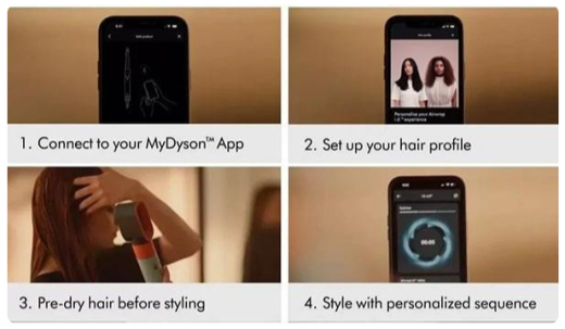 Мультистайлер Dyson Airwrap i.d. Multi-styler and dryer Straight+Wavy Vinca Blue/Topaz (533836-01) - 3