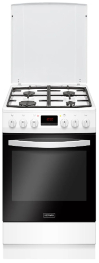 Комбінована плита KERNAU KFC 5082 GE CI W - 1