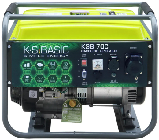 Бензиновий генератор Konner&Sohnen BASIC KSB 70C - 1