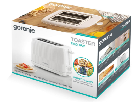 Тостер GORENJE T 850 DPW - 6