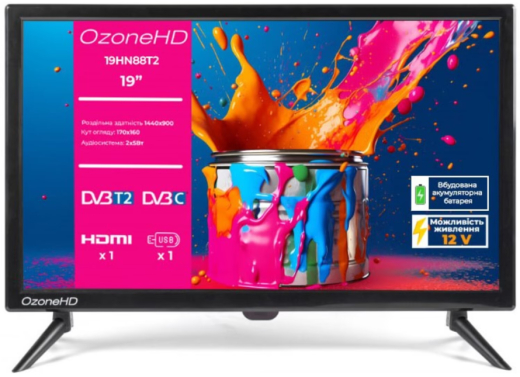 Телевізор OzoneHD 19HN88T2 - 1