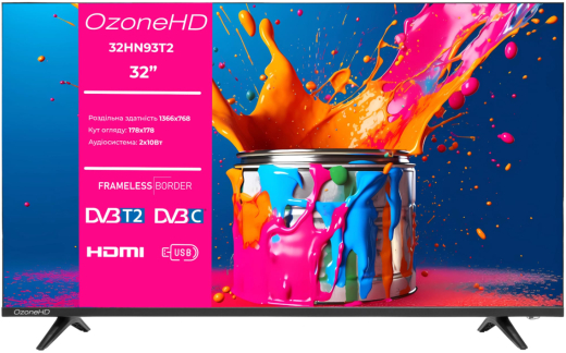 Телевізор OzoneHD 32HN93T2 - 1