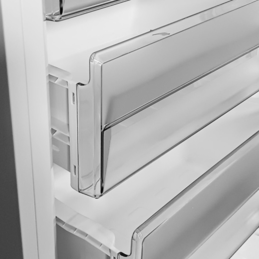 Холодильник із морозильною камерою Grunhelm BRH-N186М60-W - 12