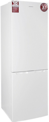 Холодильник із морозильною камерою Grunhelm BRH-N186М60-W - 2