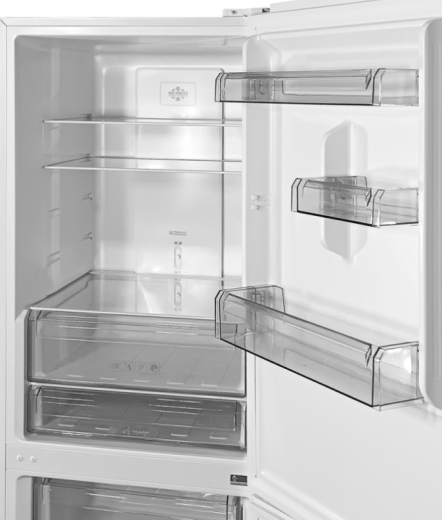 Холодильник із морозильною камерою Grunhelm BRH-N185D60W - 12