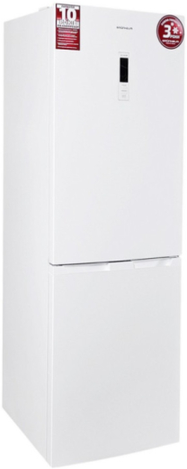 Холодильник із морозильною камерою Grunhelm BRH-N185D60W - 3