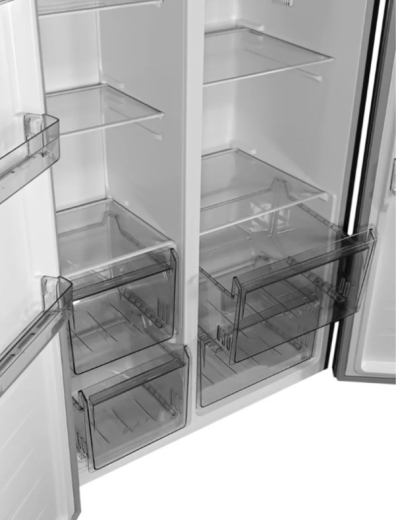 Холодильник із морозильною камерою Grunhelm DDH-N177D91-X - 4