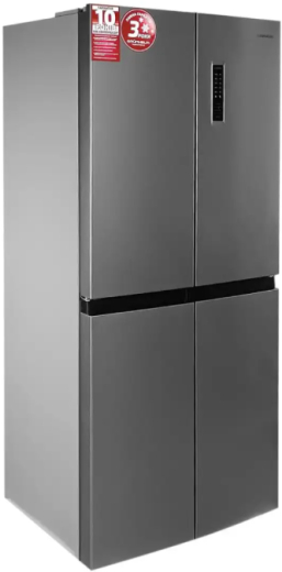 Холодильник с морозильной камерой Grunhelm MDH-N180D80-X - 2