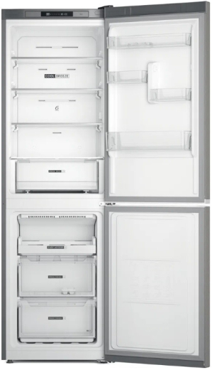 Холодильник із морозильною камерою Whirlpool W7X 81I OX - 4