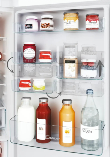 Встраиваемый холодильник с морозильной камерой Candy CBT5518DW - 4