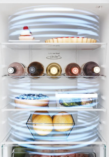 Встраиваемый холодильник с морозильной камерой Candy CBT5518DW - 5