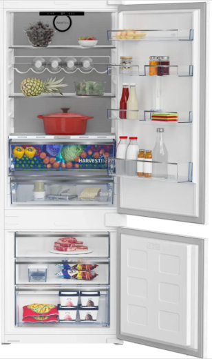 Встраиваемый холодильник с морозильной камерой Beko BCNE400E50SHN - 1