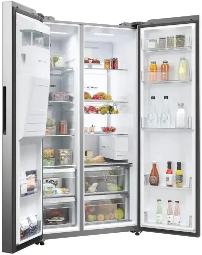Холодильник с морозильной камерой Haier Series 7 SBS HSW79F18CIMM - 4