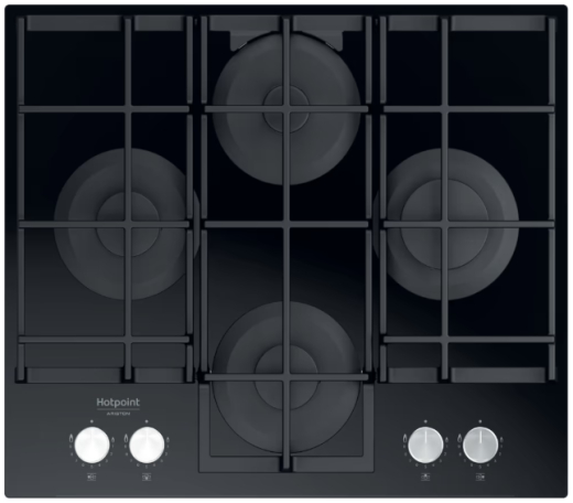 Газова варильна поверхня Hotpoint-Ariston HAGS61FBK - 1