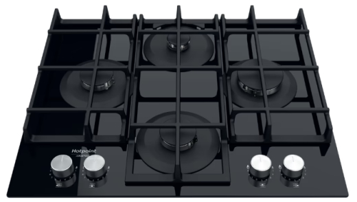 Газова варильна поверхня Hotpoint-Ariston HAGS61FBK - 2