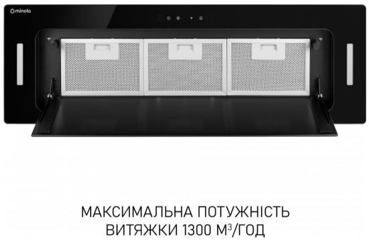 Витяжка вбудована Minola BGH 9977 BL Silent - 3