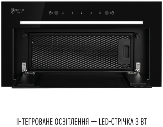 Витяжка вбудована Perfelli DESIGN FILINI 5 NERO - 3