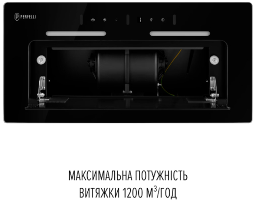 Вытяжка встраиваемая Perfelli NUOVA 6PWRB NERO - 13