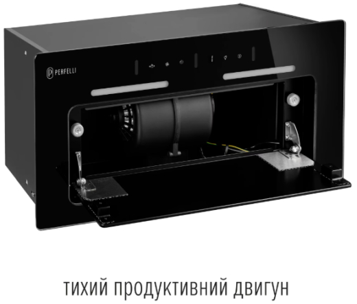 Вытяжка встраиваемая Perfelli NUOVA 6PWRB NERO - 14