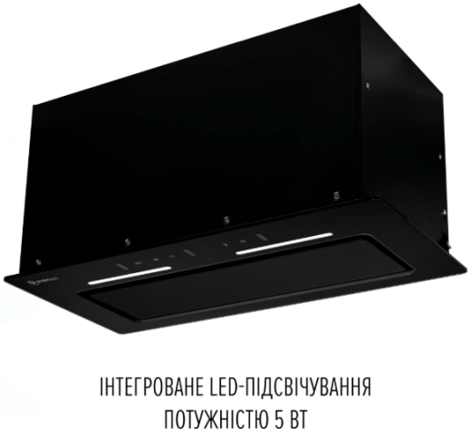 Вытяжка встраиваемая Perfelli NUOVA 6PWRB NERO - 7