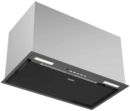 Вытяжка встраиваемая Interline BOXGLASS BL A/60 PB/2/T - 2