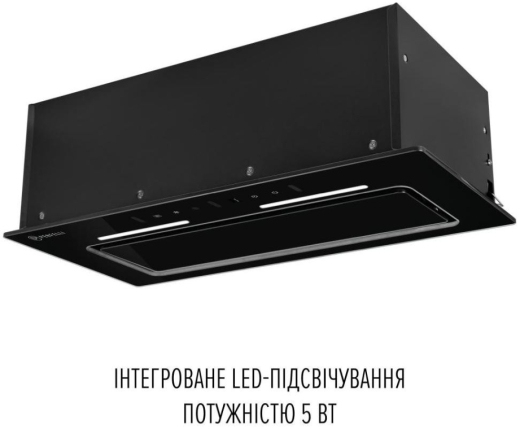Вытяжка встраиваемая Perfelli NUOVA 6JWRB NERO - 5